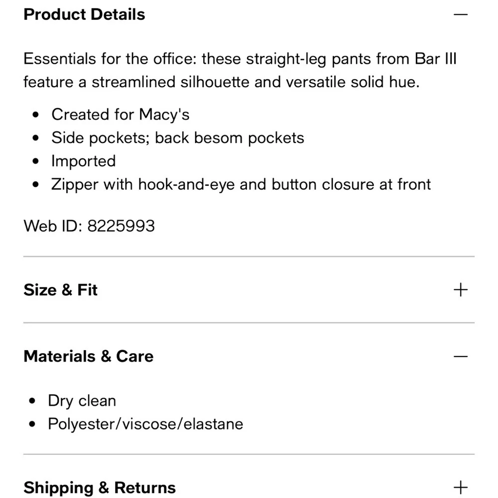NWT Women's Straight-Leg Dress Pants